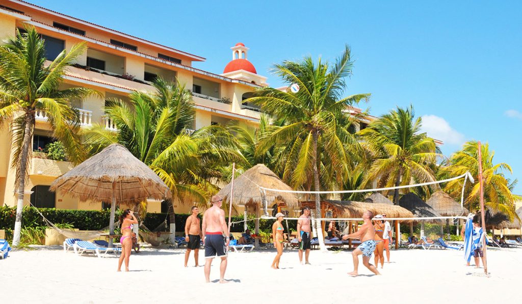 Beach Voleibol at All Ritmo Cancun Resort